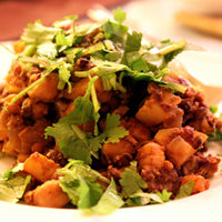 Chickpea and Lentil Sauté with Apples and Curry
