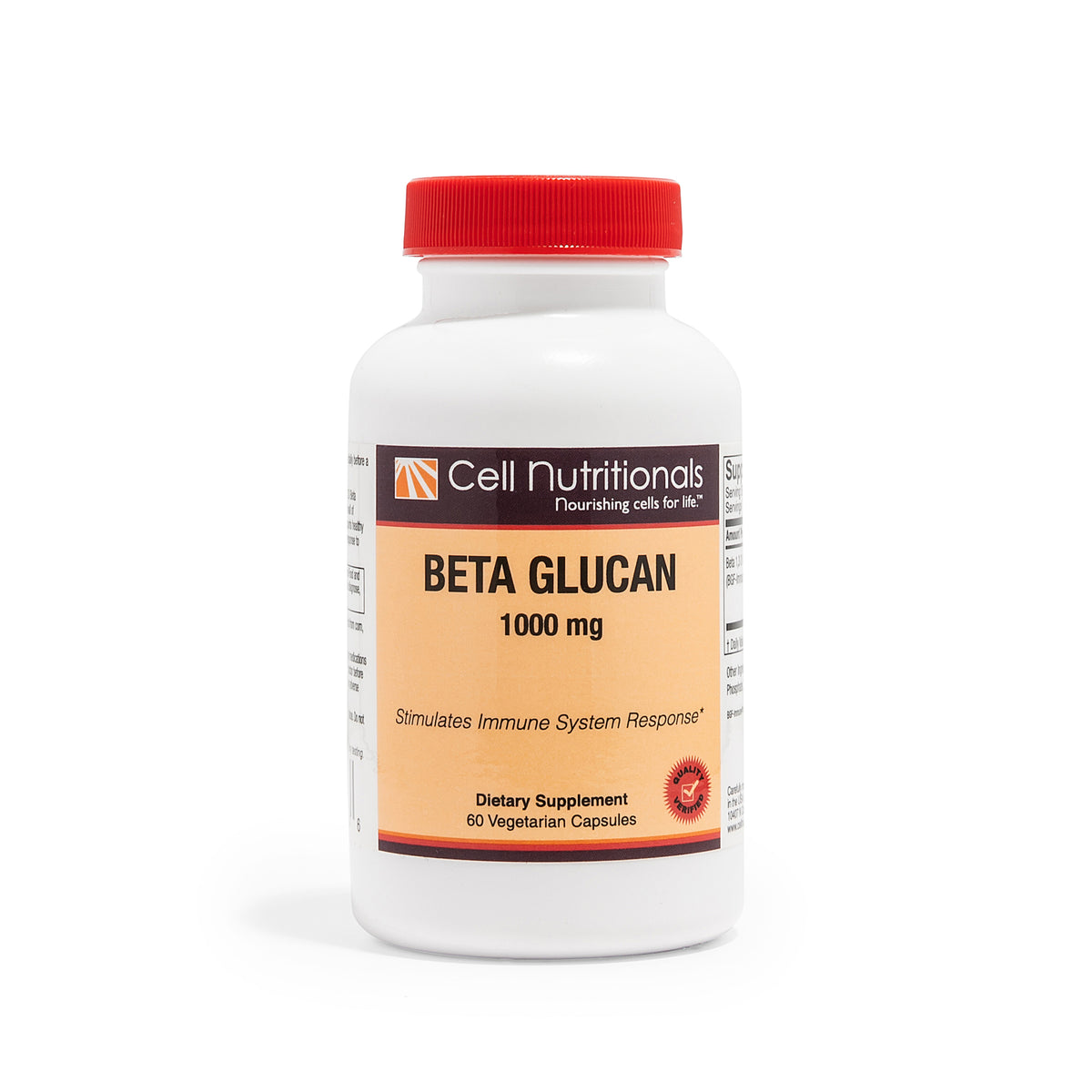 Beta Glucan Immune Booster Supplements | Vegetarian – Cell Nutritionals